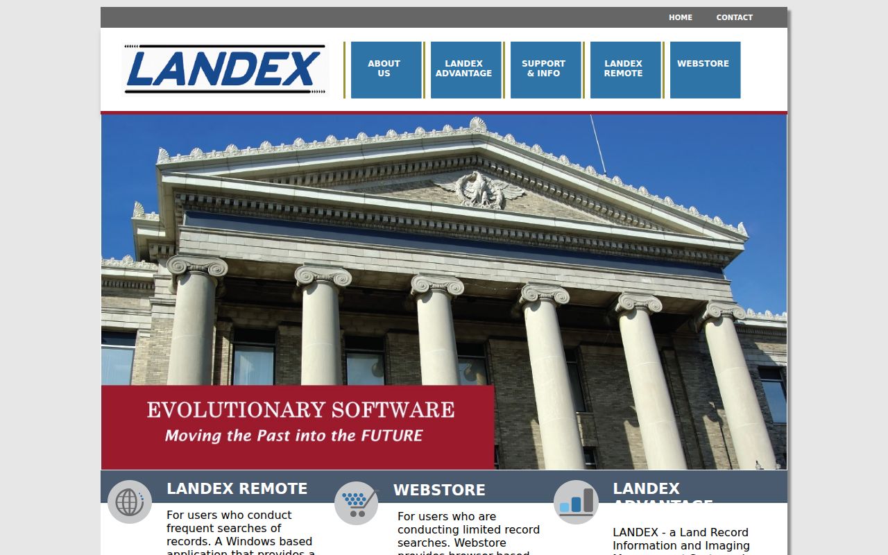 Hampden Township residents directory Recorder Landex access screen
