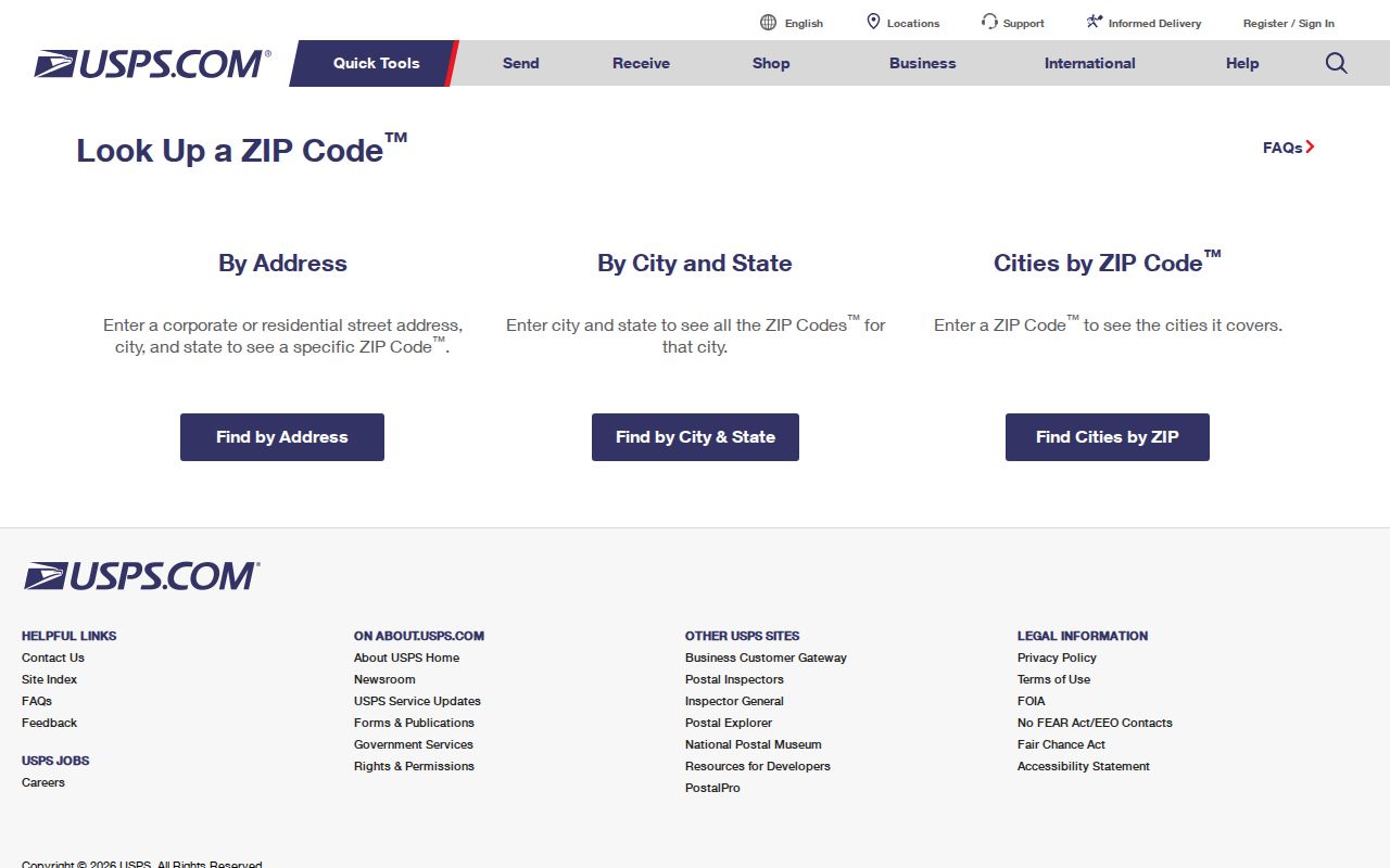 Hampden Township ZIP code directory using USPS address lookup